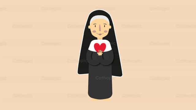 Mujer Religiosa - Banco de vectores católicos - Fotografía por Cathopic