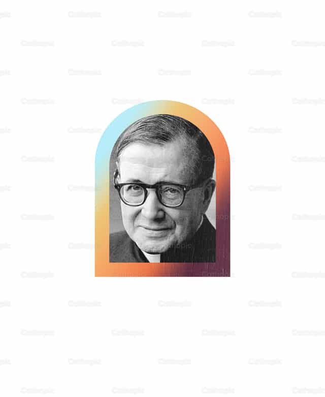 San Josemaría Escrivá - Banco de vectores católicos