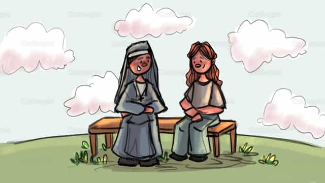 Vida Consagrada - Vetores católicos de stock