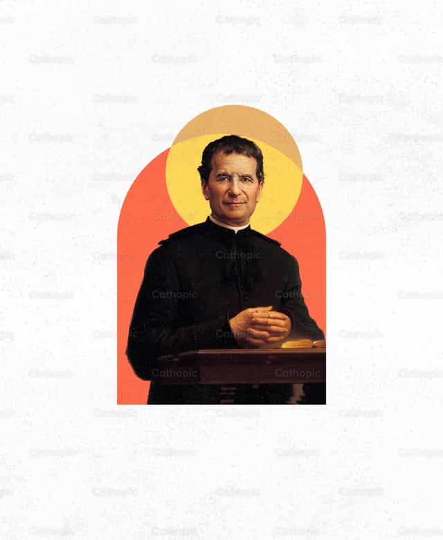 Heiliger Johannes Bosco - Katholische Vektorgrafiken