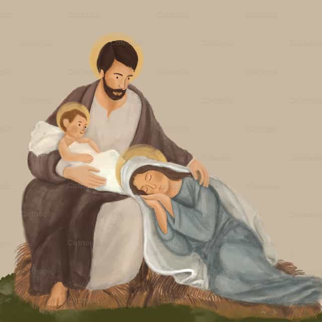 Heilige Familie - Katholische Vektorgrafiken