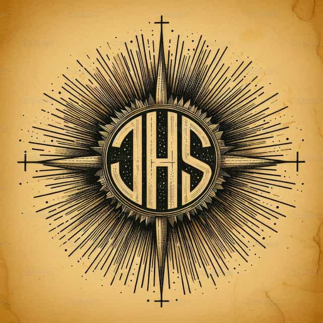 JHS Monogram: Jesus Man Saviour - Catholic stock vectors - Photo by Julián Iglesias