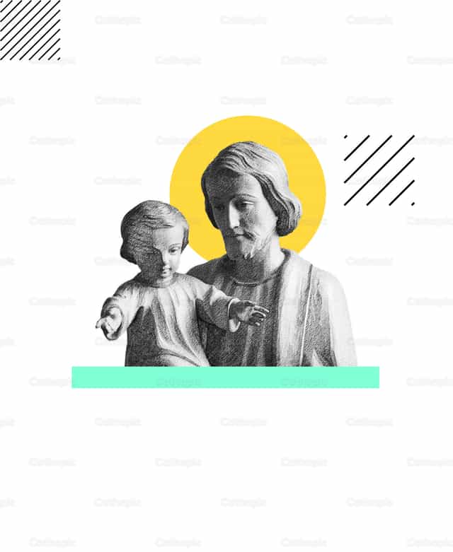 Saint Joseph - Catholic stock vectors - Photo by Julio Cesar Sánchez