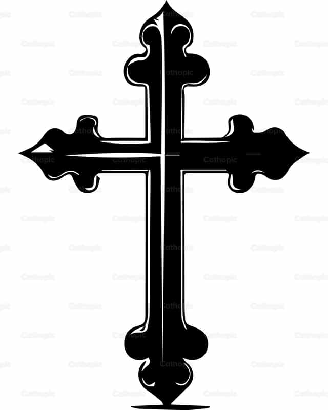 Kreuz-Vektor-Silhouette - Katholische Vektorgrafiken - Foto von God Designer