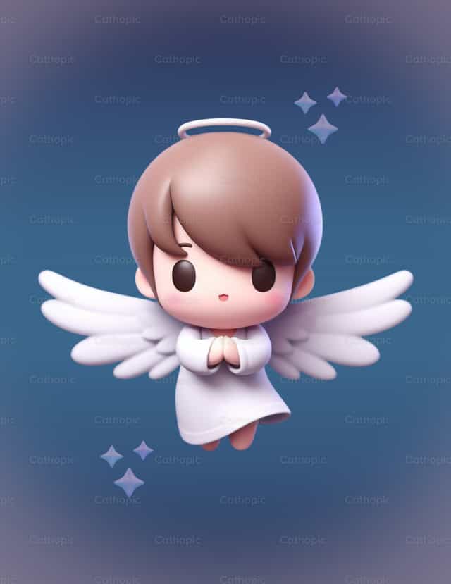 Angel de la Guarda - Banco de vectores católicos - Fotografía por Cielísimo .oficial