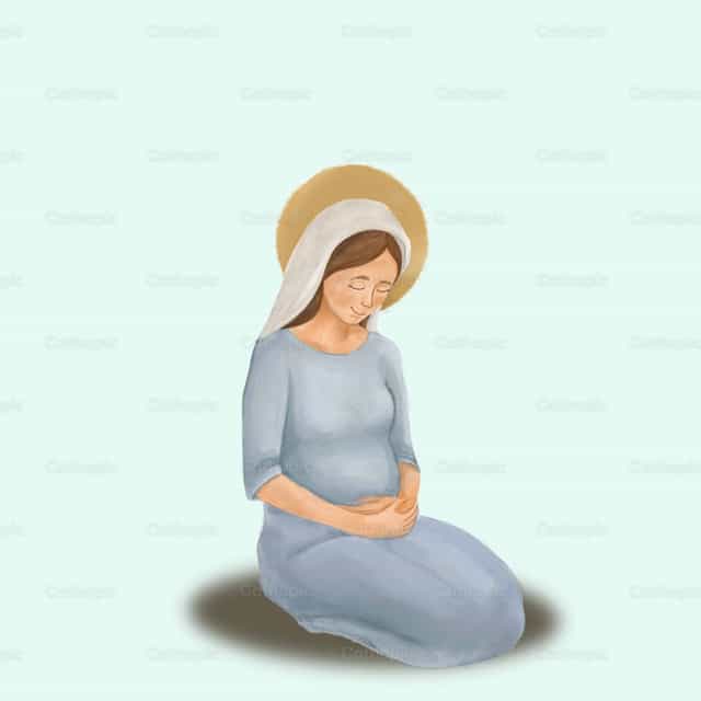 Virgin Mary - Banco de vectores católicos