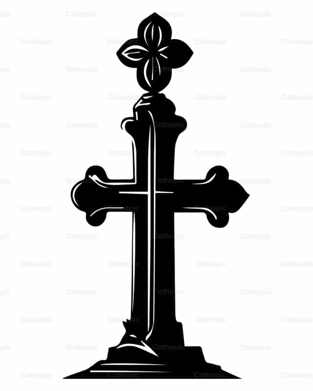 Kreuz-Vektor-Silhouette - Katholische Vektorgrafiken - Foto von God Designer