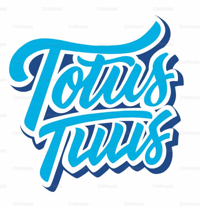 Totus Tuus - Mga Catholic stock vector