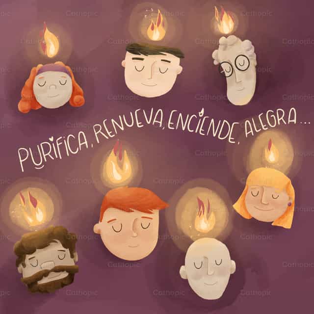 Pentecostés - Banco de vectores católicos - Fotografía por Juliana Giletta