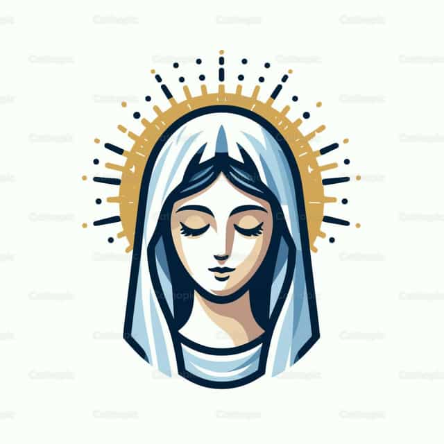 Virgin Mary: Digital Vector Art - Catholic stock vectors - Photo by catholicmall.org