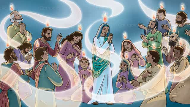 Pentecostés - Banco de vectores católicos