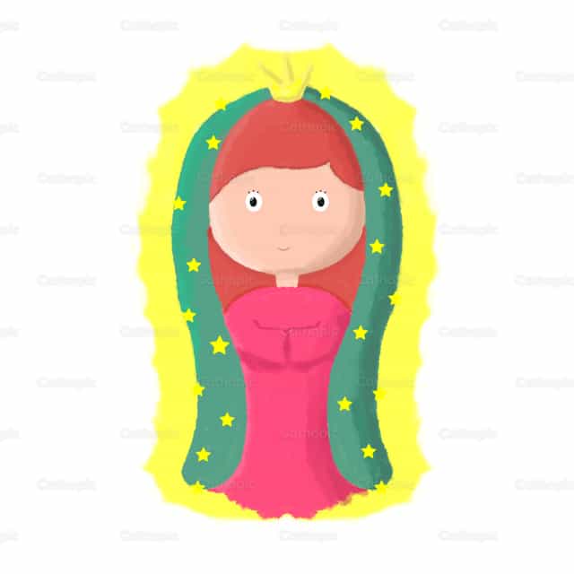 Virgen de Guadalupe - Banco de vectores católicos