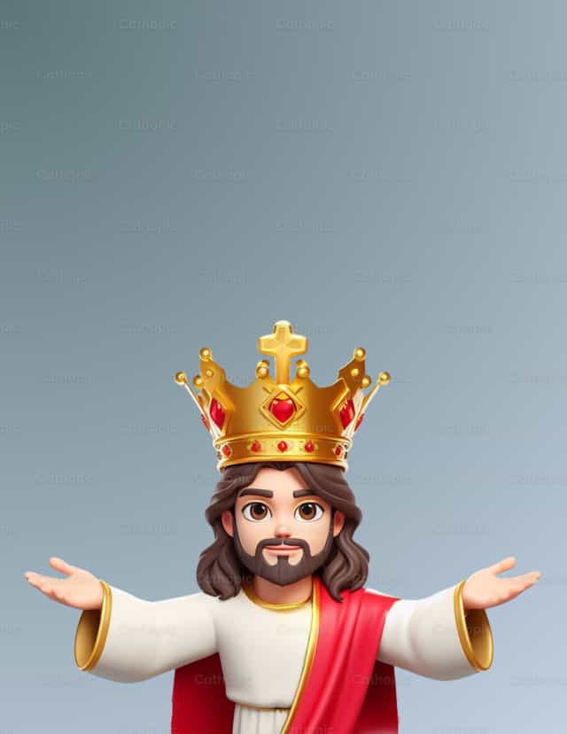 Cristo Rey - Banco de vectores católicos - Fotografía por Cielísimo .oficial