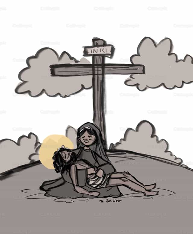 La Piedad - Banco de vectores católicos