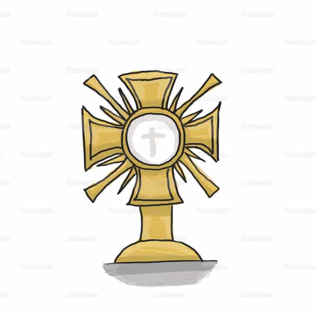 cuerpo de cristo - Banco de vectores católicos