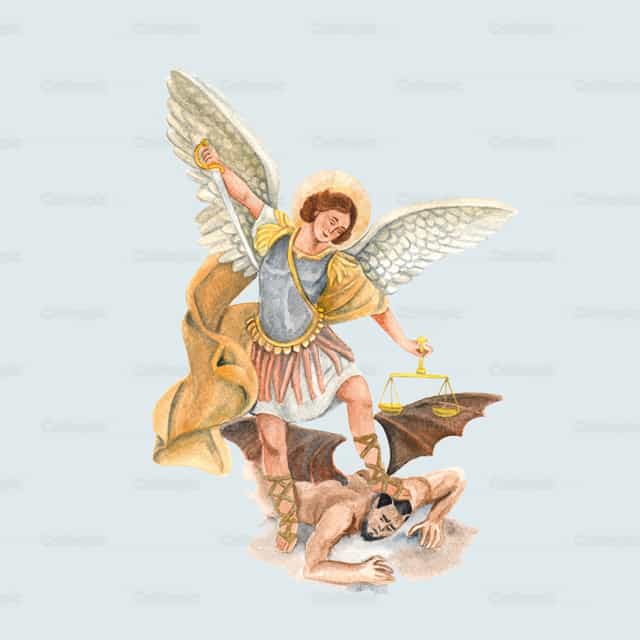 San Miguel Arcángel - Banco de vectores católicos