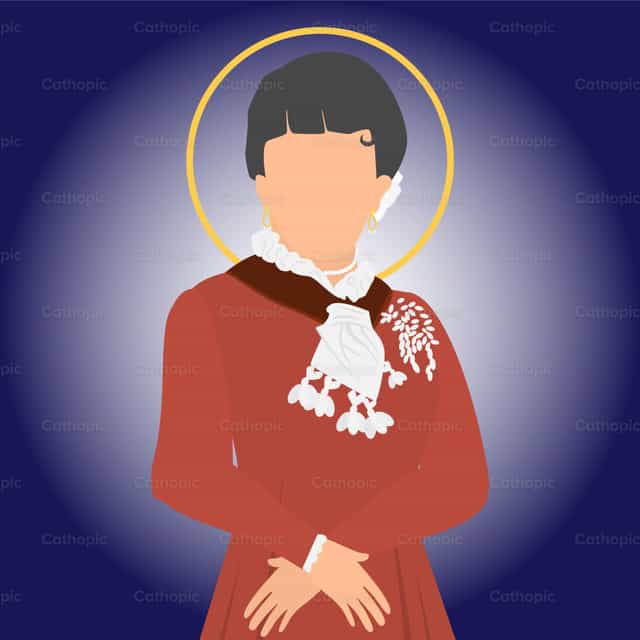Bienheureuse Conchita Cabrera de Armida - Vecteurs catholiques de stock