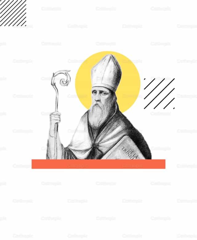 Saint Augustine of Hippo - Catholic stock vectors