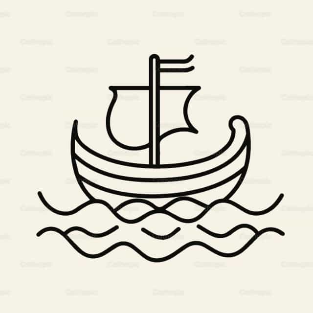 Barco - Banco de vectores católicos