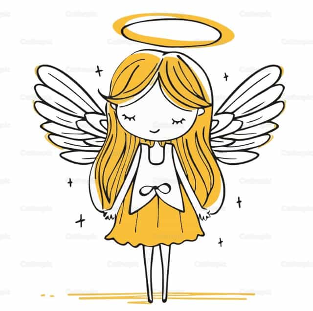Angel - Banco de vectores católicos