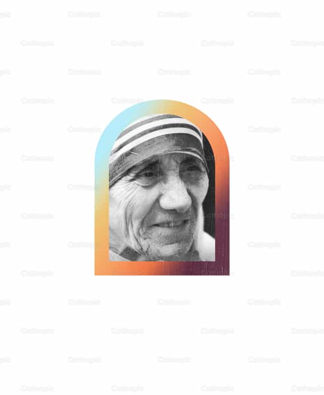 Madre Teresa de Calcuta - Banco de vectores católicos - Fotografía por Julio Cesar Sánchez