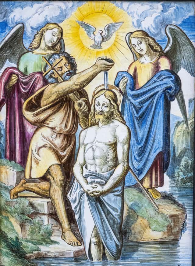 Baptism of Jesus by John the Baptist | Cathopic