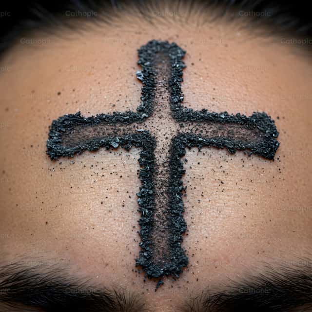 Ash Wednesday - cross on forehead | Cathopic