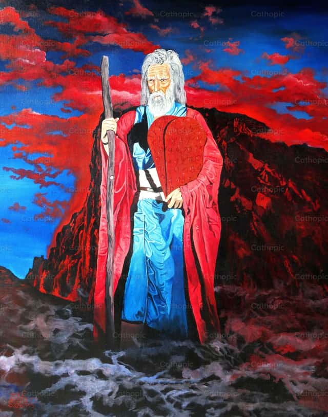 Moses and the Ten Commandments | Cathopic