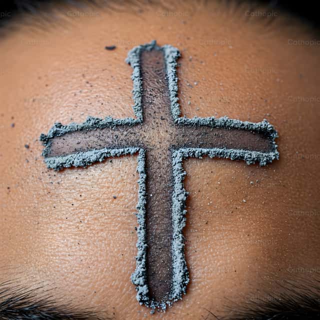 Ash Wednesday - cross on forehead | Cathopic