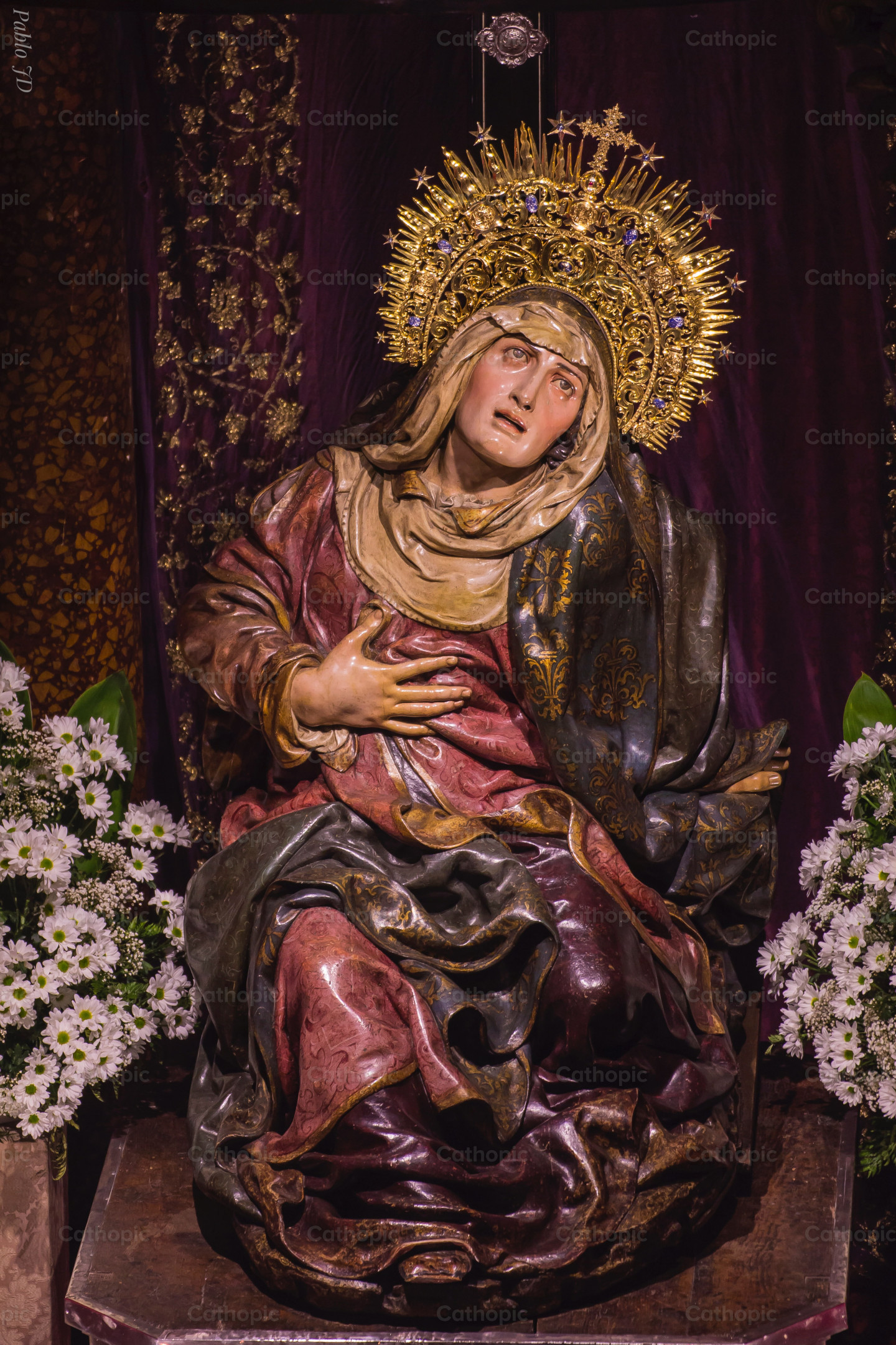 Our Lady of Juquila Statue Nuetra Senora De Virgen Mexico Holy 
