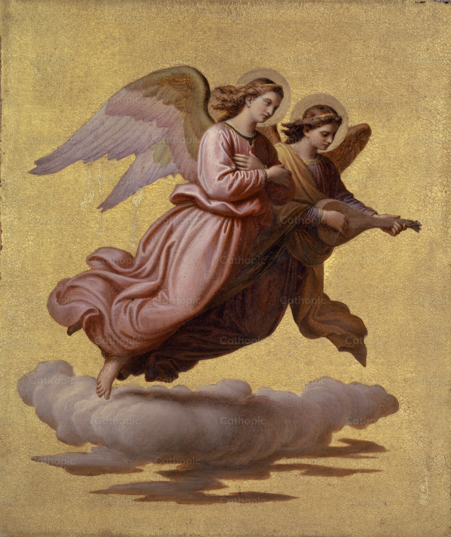 Two floating angels II photo | Cathopic